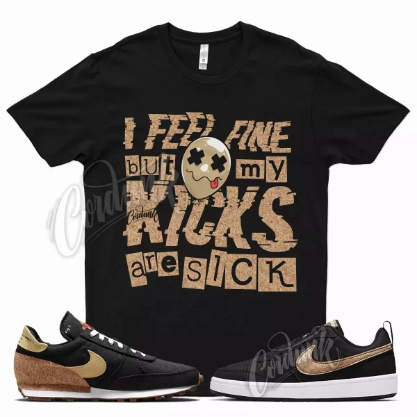 Black SICK V2 Shirt for N Cork DBreak Borough Air Max 90 Force 1 NRG Legacy Jezsport.com