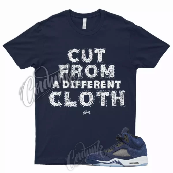 CFDC T Shirt for 5 Midnight Navy Black Football Grey Georgetown 1 3 11 Dunk Jezsport.com