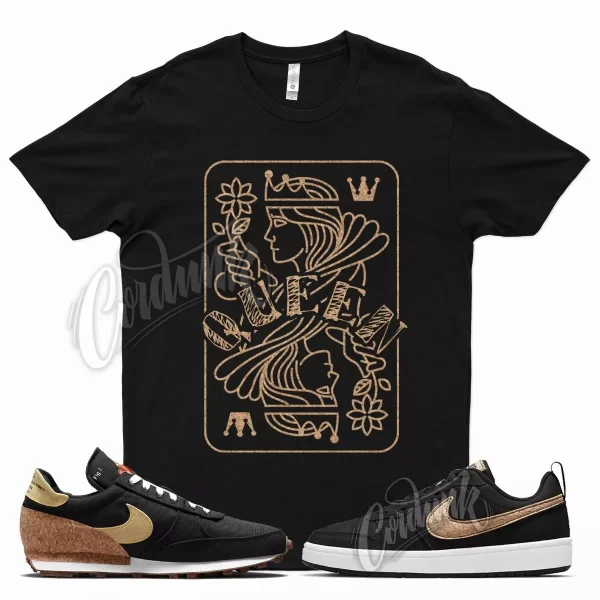 Black QUEEN Shirt for N Cork DBreak Borough Air Max 90 Force 1 NRG Legacy Jezsport.com