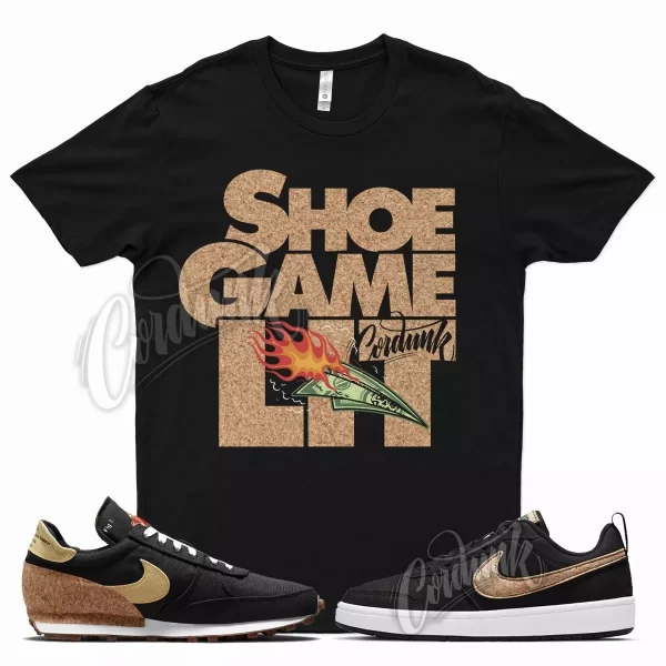 Black LIT Shirt for N Cork DBreak Borough Air Max 90 Force 1 NRG Legacy Jezsport.com