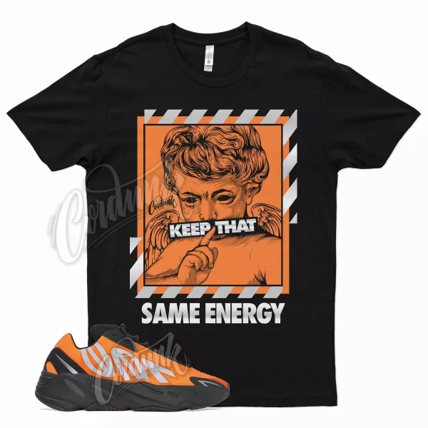 Black ENERGY Shirt for YZ 700 MNVN Orange Enflame Blue Tint Bright Cyan 350 Jezsport.com