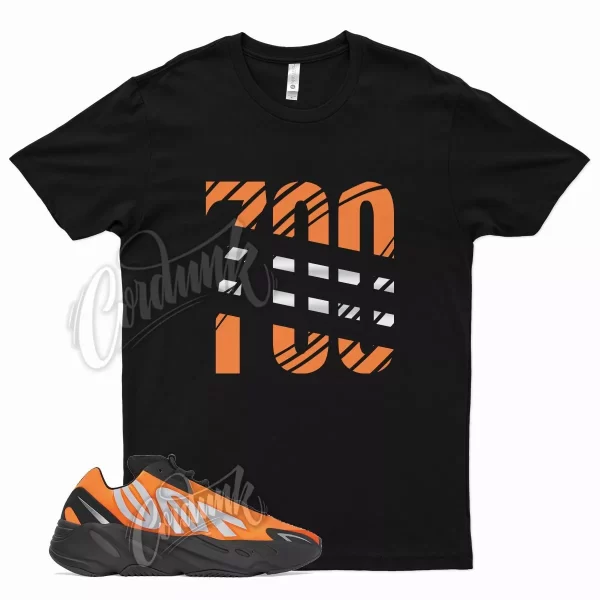 Black 700 Shirt for YZ 700 MNVN Orange Enflame Blue Tint Bright Cyan 350 Jezsport.com