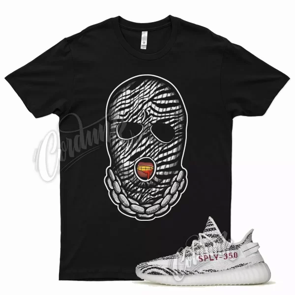 Black SKI T Shirt for YZ 350 V2 Zebra Mono Ice Amber Enflame 380 500 700 Jezsport.com