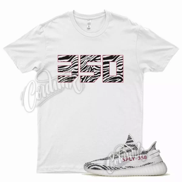 White 350 T Shirt for YZ 350 V2 Zebra Mono Ice Amber Enflame 380 500 700 Jezsport.com