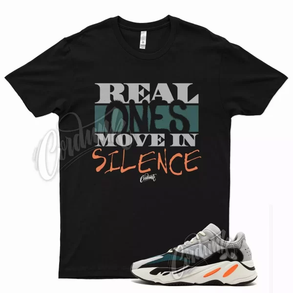 Black REAL T Shirt for YZ 700 Wave Runner Solid Grey Ice Mono Amber Enflame Jezsport.com