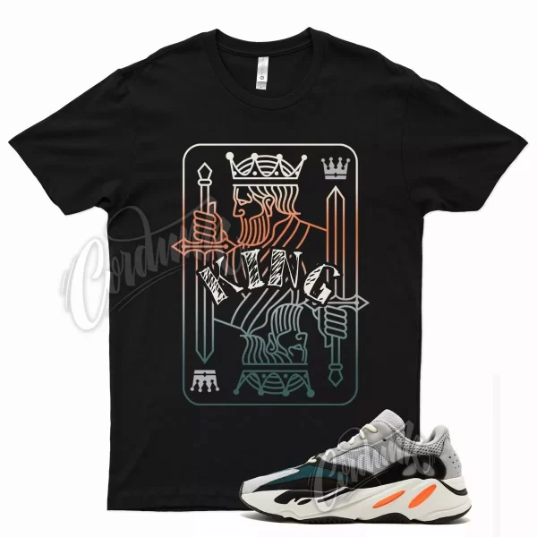 Black KING T Shirt for YZ 700 Wave Runner Solid Grey Ice Mono Amber Enflame Jezsport.com