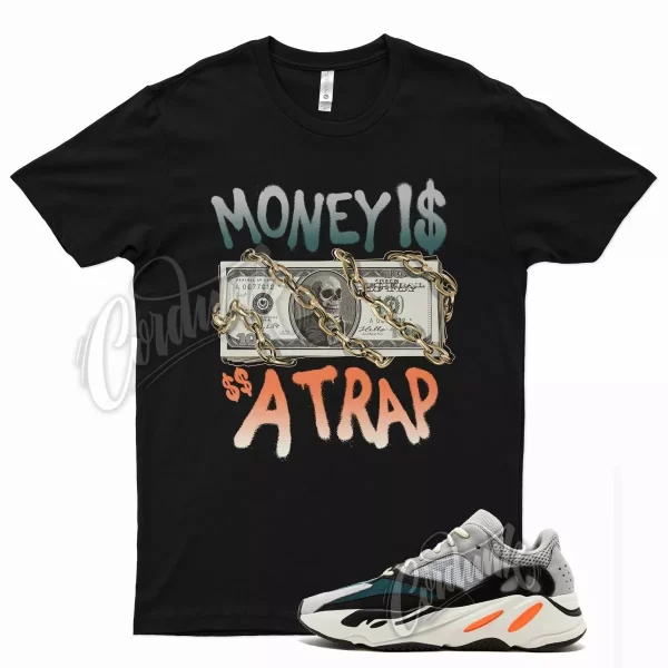 Black TRAP T Shirt for YZ 700 Wave Runner Solid Grey Ice Mono Amber Enflame Jezsport.com