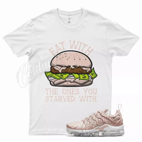 White EAT T Shirt for N Air Vapormax Plus Pink Oxford Rose Gold Barely Jezsport.com