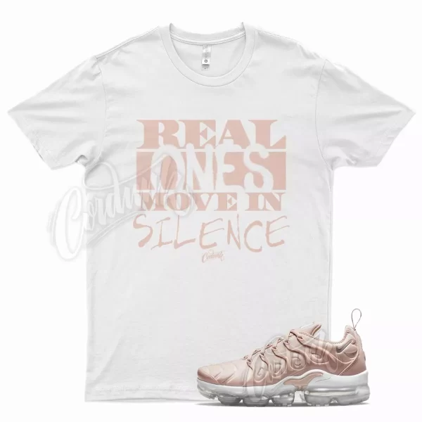 White REAL T Shirt for N Air Vapormax Plus Pink Oxford Rose Gold Barely Jezsport.com