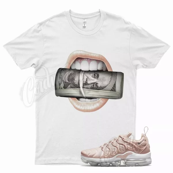 White ROLL T Shirt for N Air Vapormax Plus Pink Oxford Rose Gold Barely Jezsport.com