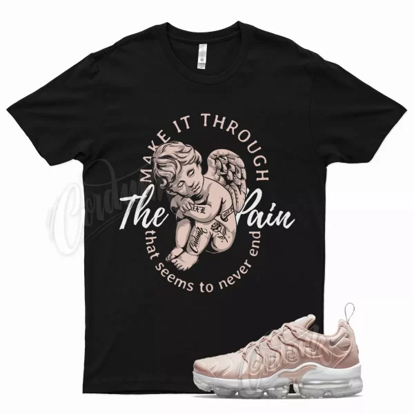 Black TP T Shirt for N Air Vapormax Plus Pink Oxford Rose Gold Barely Jezsport.com