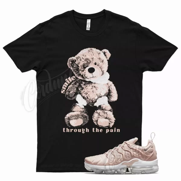 Black SMILE T Shirt for N Air Vapormax Plus Pink Oxford Rose Gold Barely Jezsport.com