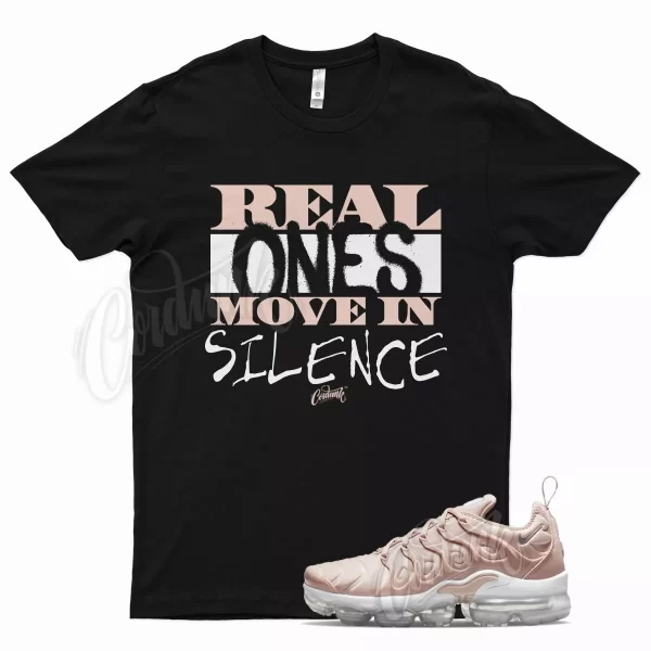 Black REAL T Shirt for N Air Vapormax Plus Pink Oxford Rose Gold Barely Jezsport.com