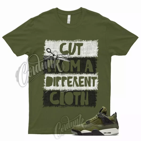 CUT T Shirt for 4 Craft Medium Olive Pale Vanilla Khaki Black Sail Rough Dunk 1 Jezsport.com