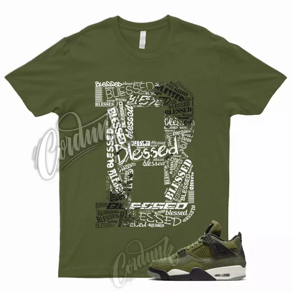 BLESSED Shirt for 4 Craft Medium Olive Pale Vanilla Khaki Black Sail Rough Dunk Jezsport.com