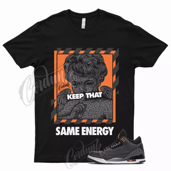 ENERGY T Shirt for 3 Retro Fear Pack Night Stadium Stadium Orange Black 2023 1 Jezsport.com