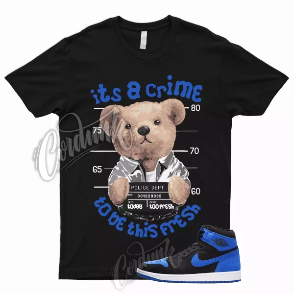 CRIME T Shirt for 1 High OG Royal Reimagined Game Blue University Hyper Varsity Jezsport.com