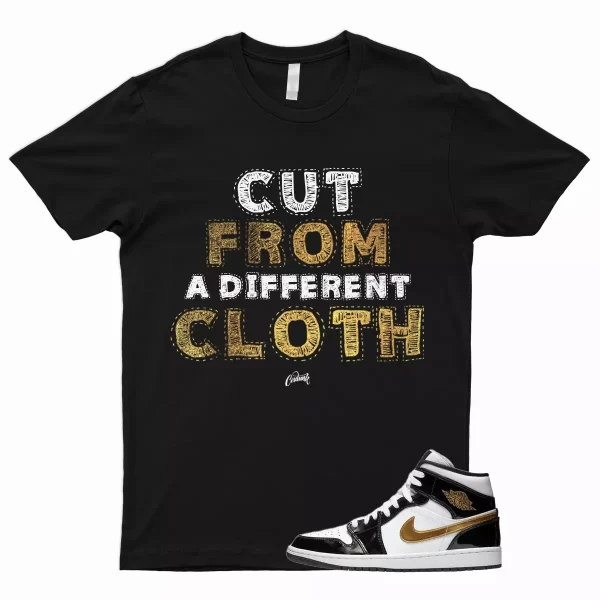 CFDC T Shirt for 1 Mid Patent Black White Metallic Gold NRG Top 3 Dunk High Jezsport.com