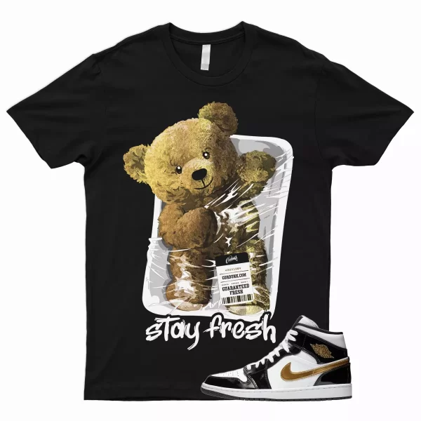 STAY T Shirt for 1 Mid Patent Black White Metallic Gold NRG Top 3 Dunk High Jezsport.com