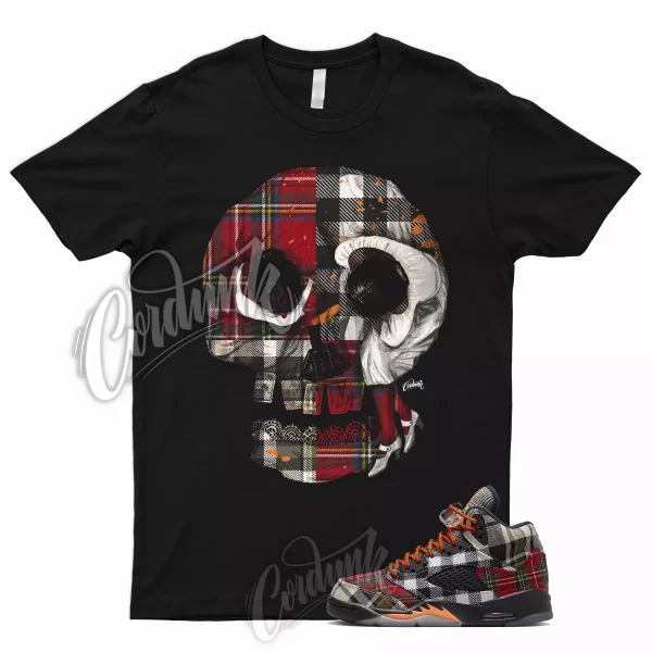 VIEWS T Shirt for 5 GS Plaid Tartan Red Houndstooth Tan Black White Orange 1 Jezsport.com