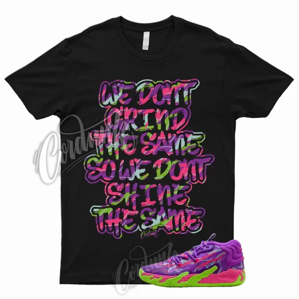 GRIND T Shirt for P UMA MB.03 Toxic Purple Glimmer Green Gecko Ball Pink 1 Jezsport.com