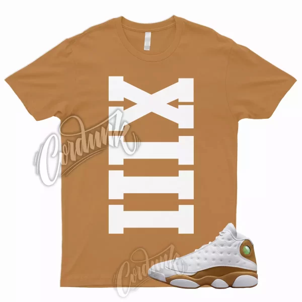 13 Wheat Shirt Golden Harvest Elemental Gold Dunk Air Force Low Mid High 1 XIII, 414571-171 Jezsport.com