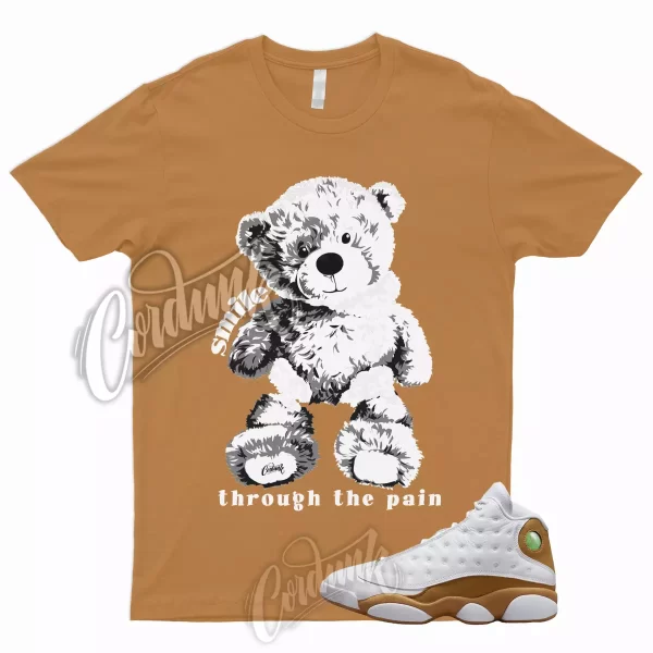 13 Wheat Shirt Golden Harvest Elemental Gold Dunk Air Force Low Mid High 1 SMILE Jezsport.com