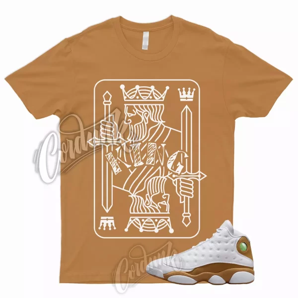 13 Wheat Shirt Golden Harvest Elemental Gold Dunk Air Force Low Mid High 1 KING Jezsport.com