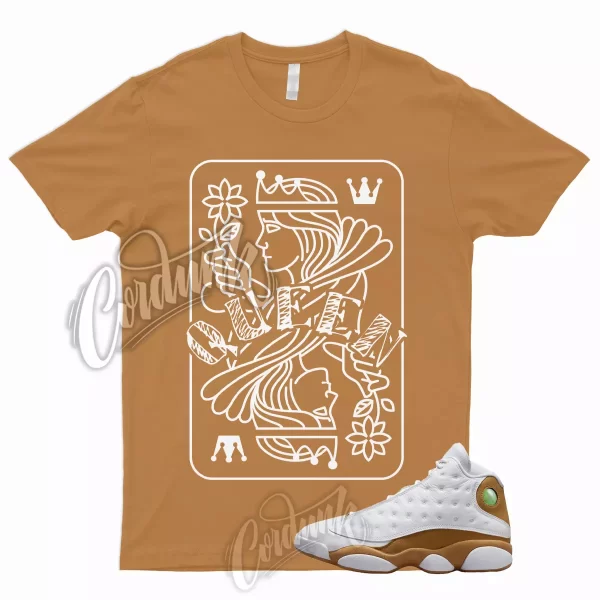 13 Wheat Shirt Golden Harvest Elemental Gold Dunk Air Force Low Mid High 1 QUEEN Jezsport.com