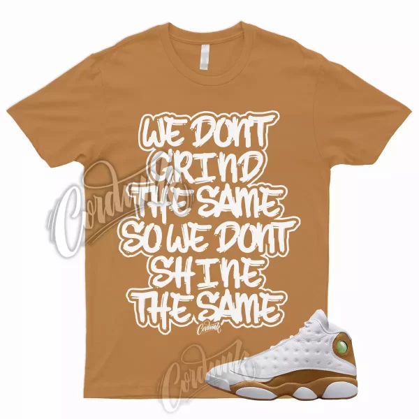 13 Wheat Shirt Golden Harvest Elemental Gold Dunk Air Force Low Mid High 1 GRIND, 414571-171 Jezsport.com