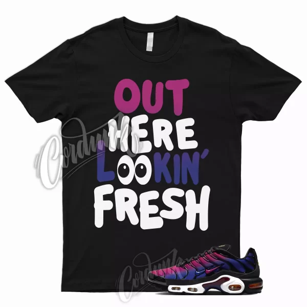 Air Max Plus Barcelona Shirt Rush Fuchsia Deep Royal Blue Black FC White FRESH Jezsport.com