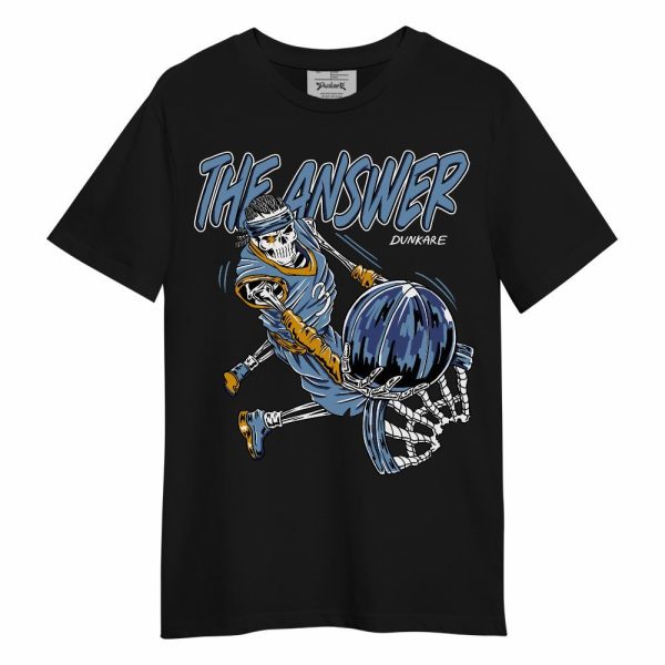 High OG First In Flight 1s Shirt The Answer Skeleton Unisex Shirt Matching Jordan Shirt Jezsport.com