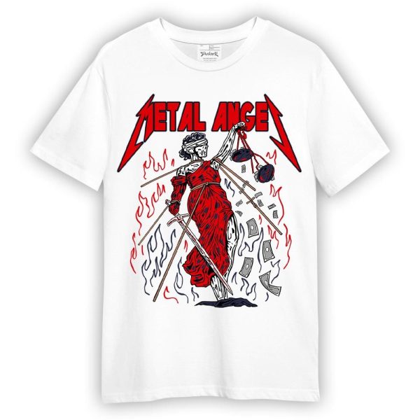 Low OG Howard Bison 1s Shirt - Metal Angel Skeleton Shirt Unisex Matching Jordan Shirt Jezsport.com