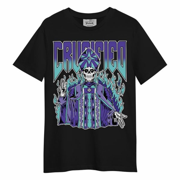 Low Hornets 1s Shirt - Crucified Skeleton Unisex Shirt Matching Jordan Shirt Jezsport.com