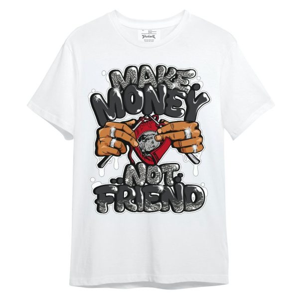 Black Cement 3s Shirt - Make Money Not Friend Graphic Unisex Shirt Matching Jordan Shirt Jezsport.com