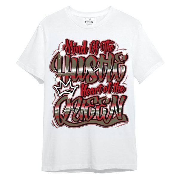 Low OG Medium Olive 1s Shirt - Hustles Heart Queens Unisex Shirt Matching Jordan Shirt Jezsport.com