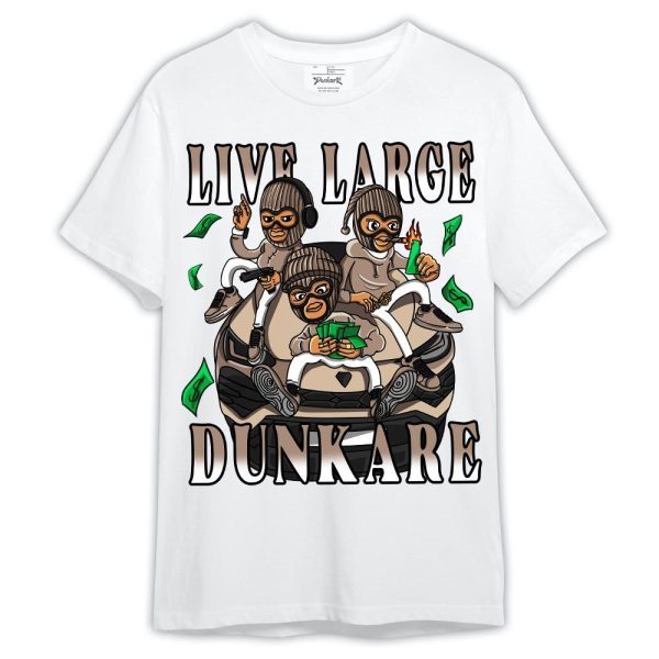 OG Latte 1s Shirt, Live Large Shirt Outfit 1005 TCD Matching Jordan Shirt Jezsport.com