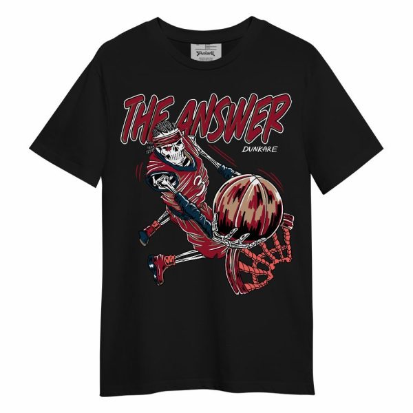 Mid Multi Color 2022 1s Shirt - The Answer Skeleton Unisex Shirt Matching Jordan Shirt Jezsport.com