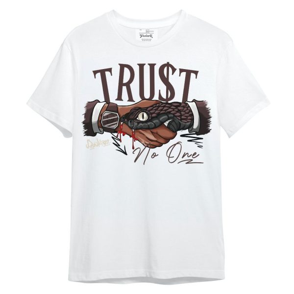 Burgundy Crush 3s Shirt, Snake Trust No One Unisex Shirt Matching Jordan Shirt Jezsport.com