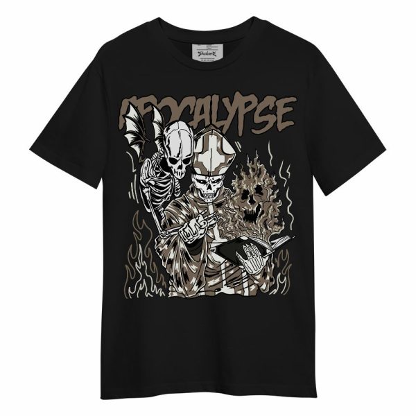 Low OG Dark Mocha 1s Shirt - Apocalypse Skeleton Unisex Shirt Matching Jordan Shirt Jezsport.com