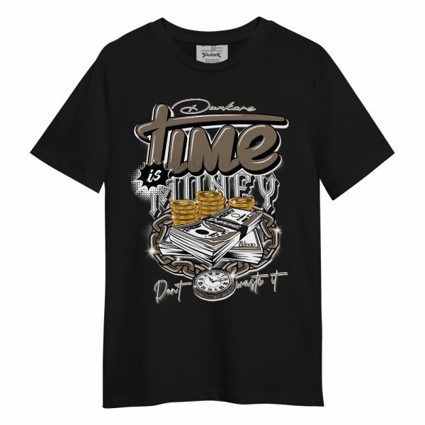 Low OG Dark Mocha 1s Shirt, Time Is Money Unisex Shirt Matching Jordan Shirt Jezsport.com