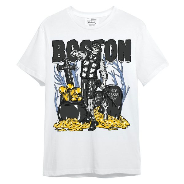 Mid Space Jam 1s Shirt - Goldrush Skeleton Unisex Shirt Matching Jordan Shirt Jezsport.com