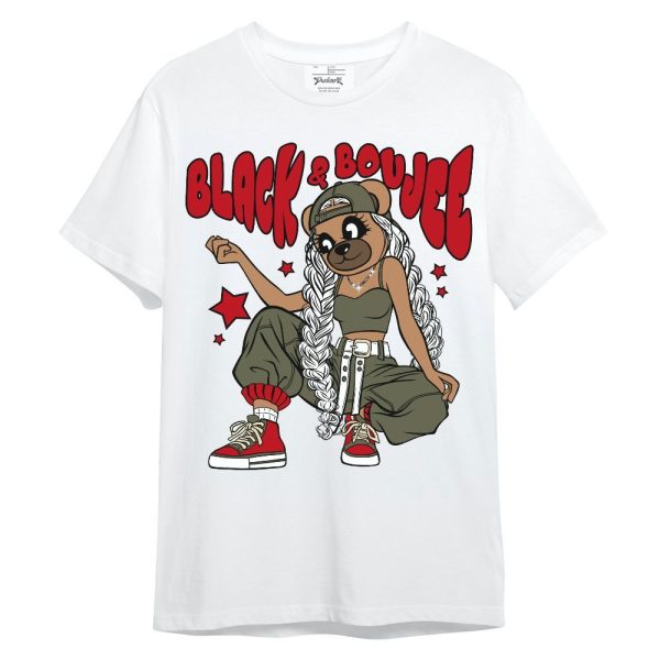 Low OG Medium Olive 1s Shirt - Boujee Girls Bear Unisex Shirt Matching Jordan Shirt Jezsport.com