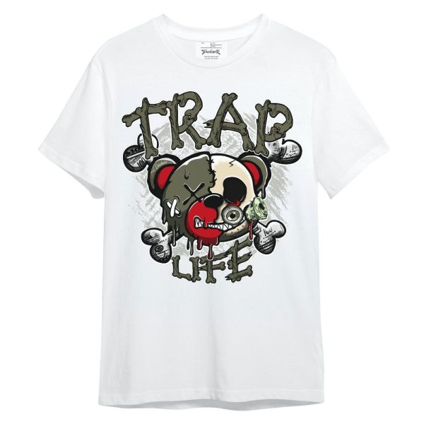 Low OG Medium Olive 1s Shirt, Trap Bear Skull Unisex Shirt Matching Jordan Shirt Jezsport.com