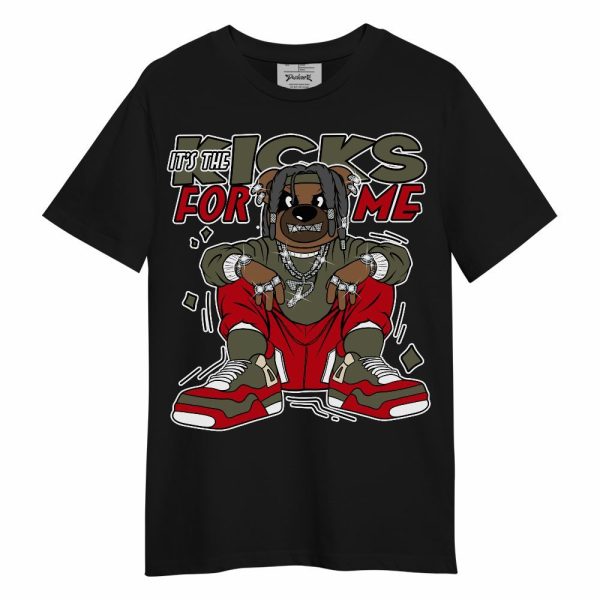 Low OG Medium Olive 1s Shirt - Sneakers Bear Unisex Shirt Matching Jordan Shirt Jezsport.com