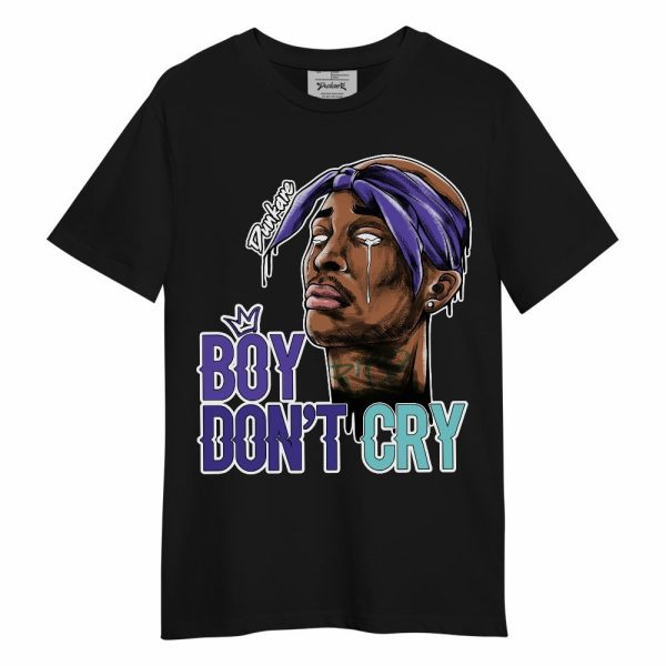 Low Hornets 1s Shirt - Boiz Ain't Cry Unique Unisex Shirt Matching Jordan Shirt Jezsport.com