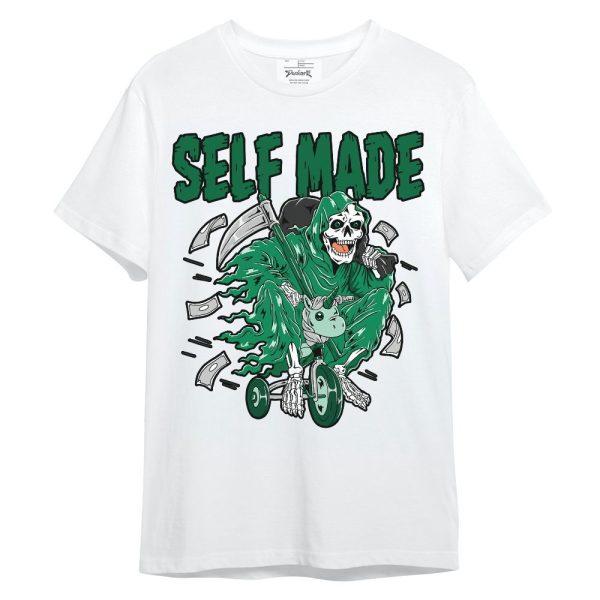 Mid Lucky Green 1s Shirt - Self Make Skeleton Unisex Shirt Matching Jordan Shirt Jezsport.com