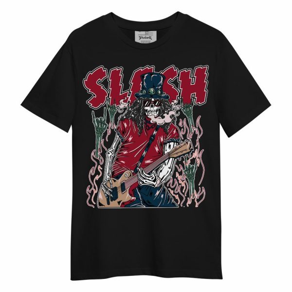 Mid Multi Color 2022 1s Shirt - Slash Skeleton Unisex Shirt Matching Jordan Shirt Jezsport.com