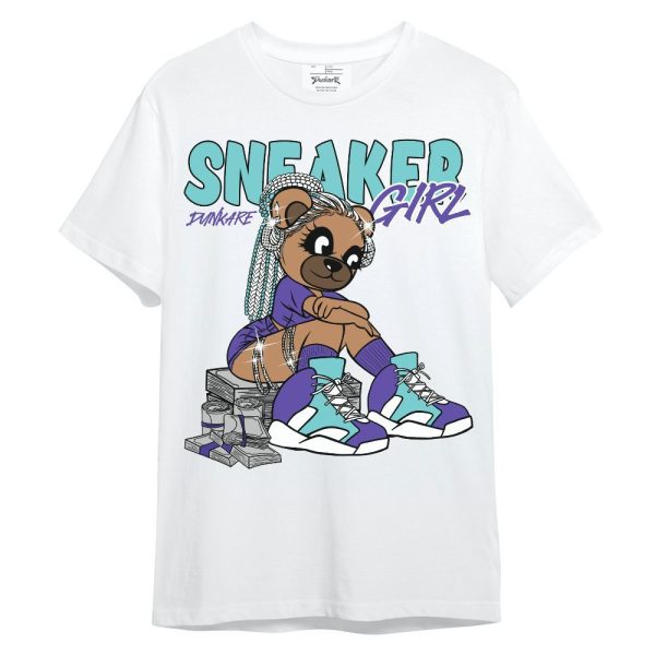 Low Hornets 1s Shirt - Sneaker Girl Bear Unisex Shirt Matching Jordan Shirt Jezsport.com