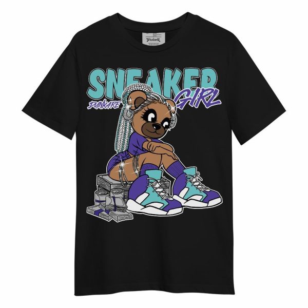 Low Hornets 1s Shirt - Sneaker Girl Bear Unisex Shirt Matching Jordan Shirt Jezsport.com